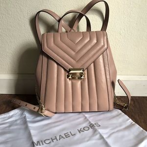 BRAND NEW Michael Kors Whitney Quilted Backpack